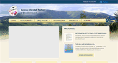 Desktop Screenshot of gokbuczkowice.com