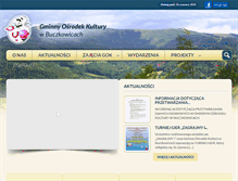 Tablet Screenshot of gokbuczkowice.com